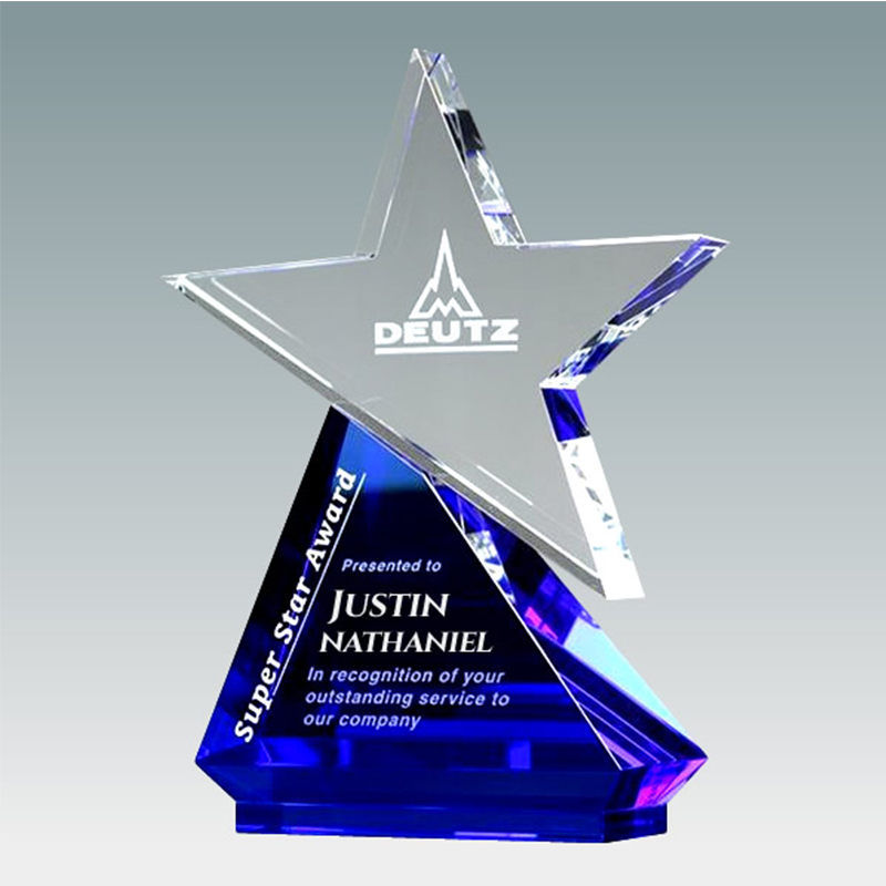 clear-crystal-star-award-on-blue-crystal-triangle-base
