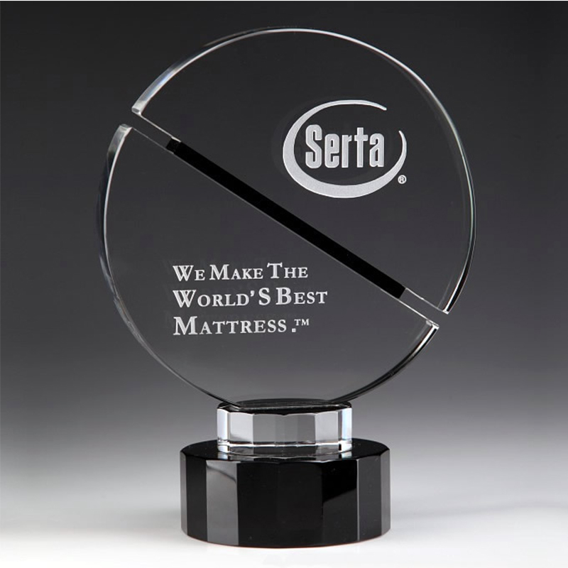 clear-and-black-crystal-circle-trophy-award